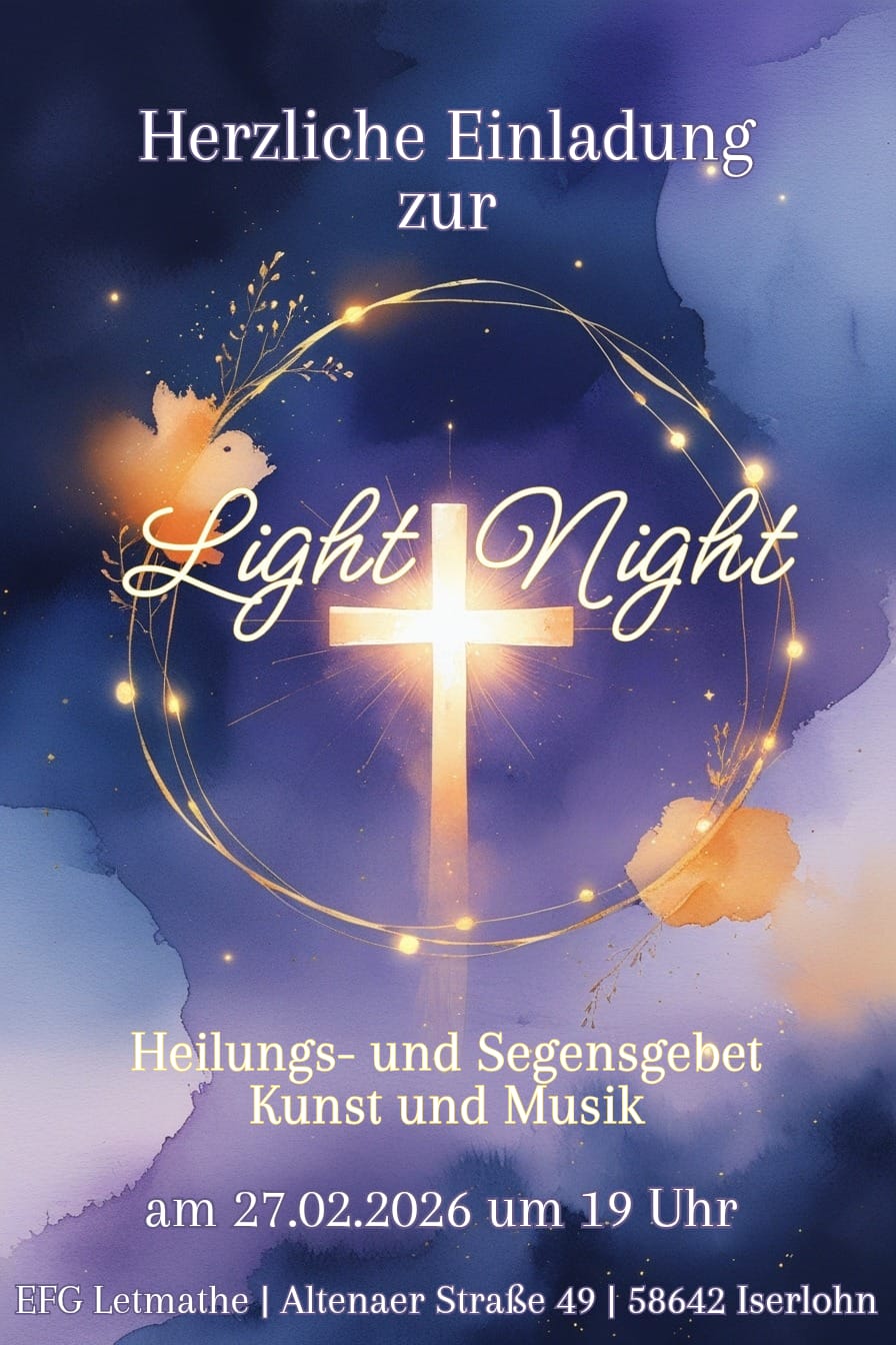 Herzliche Einladung zur Light Night am 27.02.2026, um 19:00 Uhr