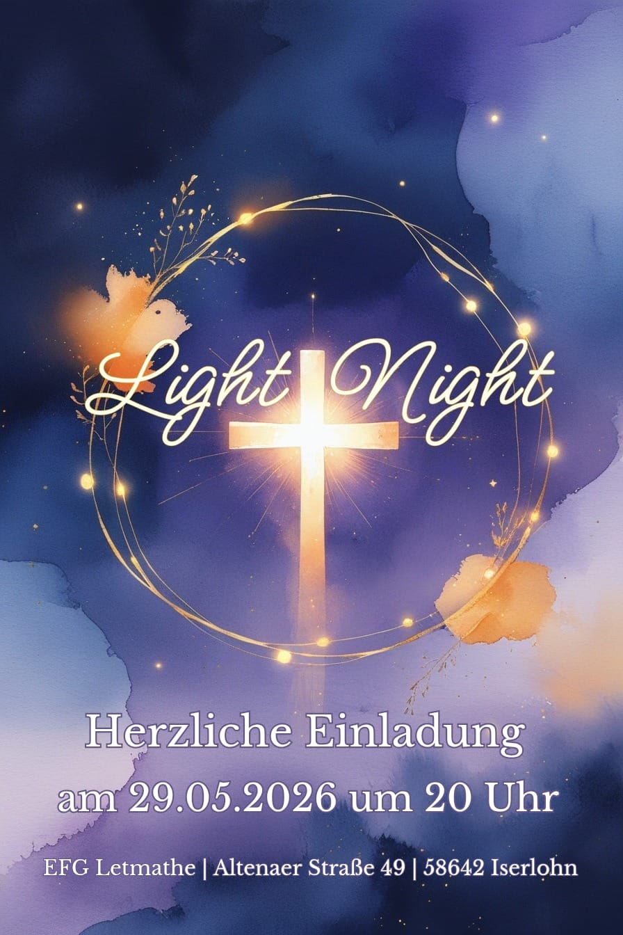 Herzliche Einladung zur Light Night am 29.05.2026, um 20:00 Uhr ..